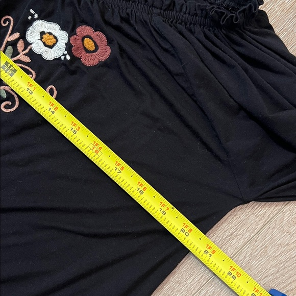 Wrangler - Retro embroidered floral blouse, beautiful colors, lots of stretch - Picture 9 of 10